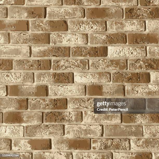 bricks wall grunge texture. black dusty scratchy pattern. abstract grainy background. vector design artwork. textured effect. crack. - brick plaster wall stock illustrations