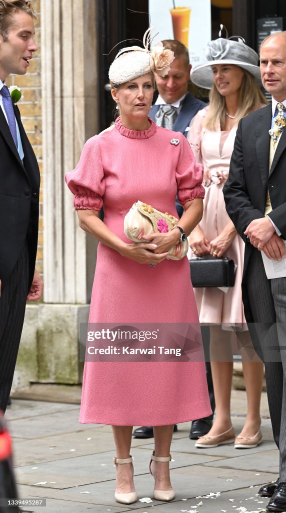 Flora Alexandra Ogilvy And Timothy Vesterberg Marriage Blessing At St James's Piccadilly