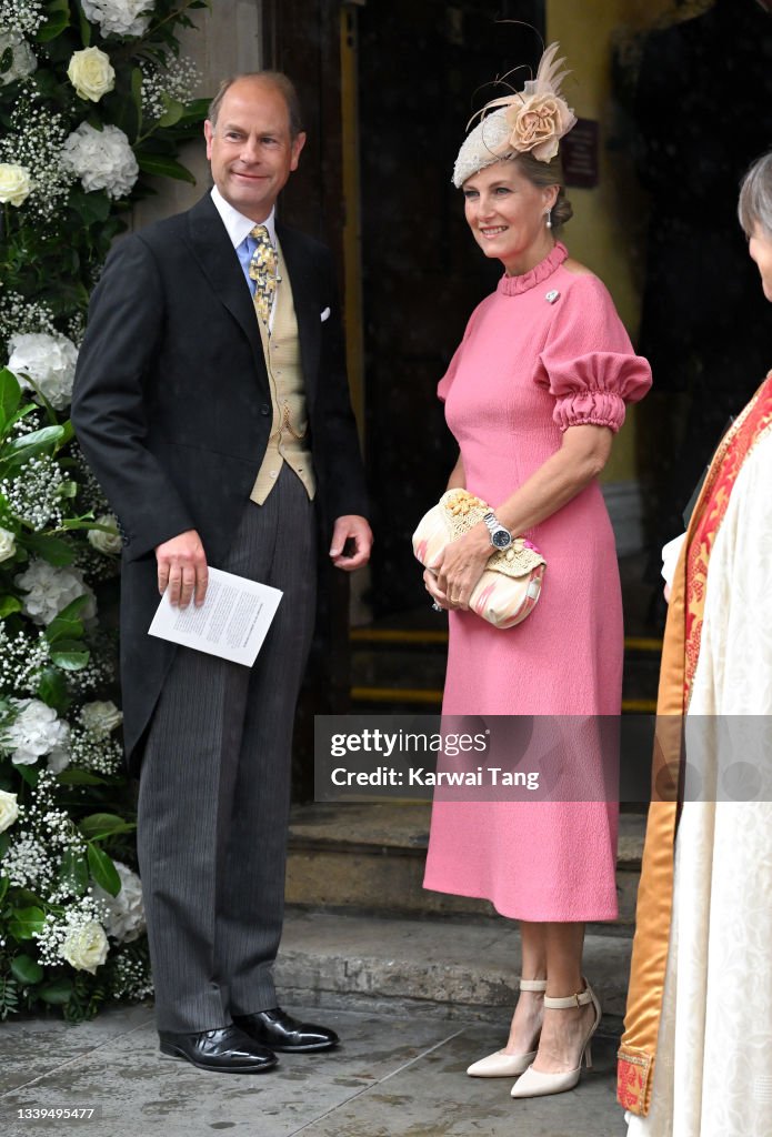 Flora Alexandra Ogilvy And Timothy Vesterberg Marriage Blessing At St James's Piccadilly