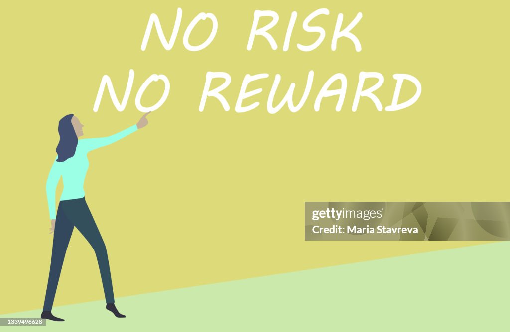 No Risk No Reward High-Res Vector Graphic - Getty Images