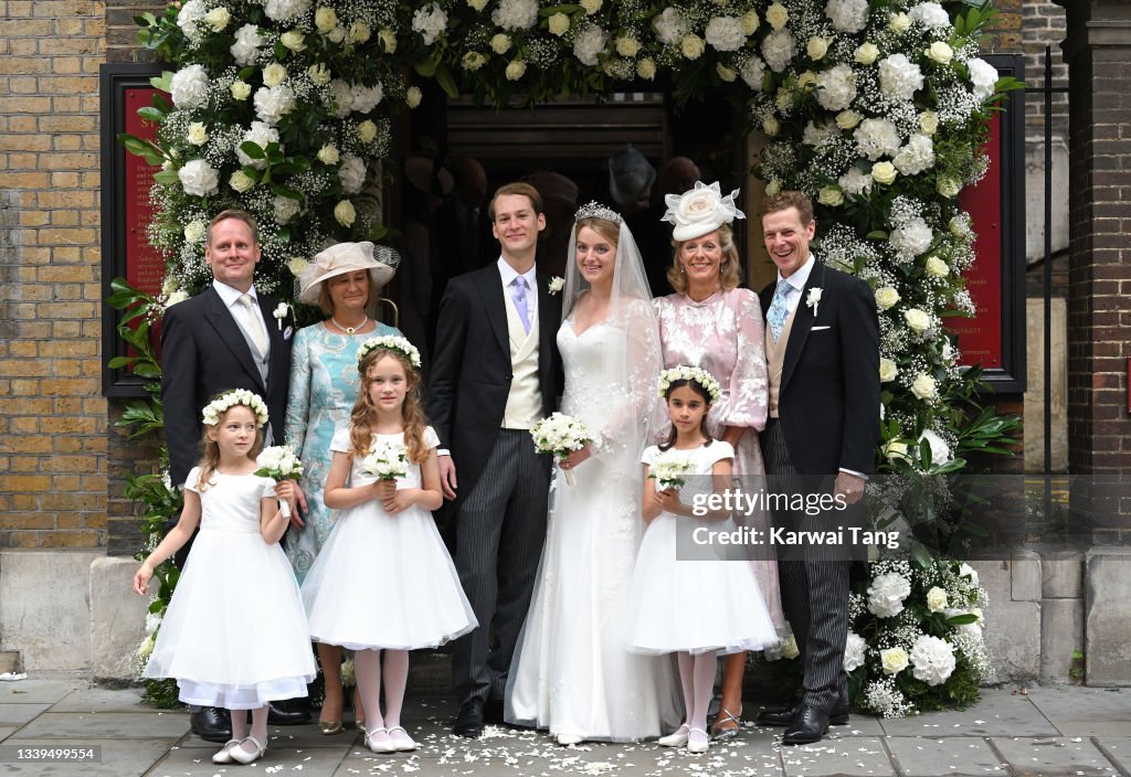 Flora Alexandra Ogilvy And Timothy Vesterberg Marriage Blessing At St James's Piccadilly