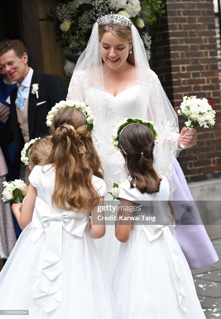 Flora Alexandra Ogilvy And Timothy Vesterberg Marriage Blessing At St James's Piccadilly