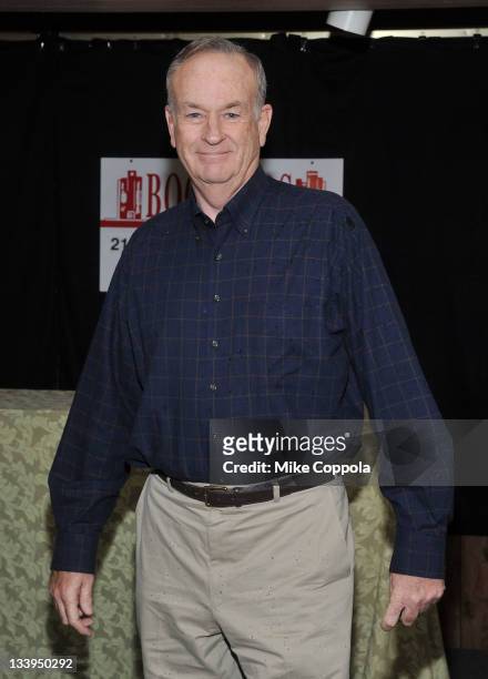 Television host/author Bill O'Reilly promotes "Killing Lincoln: The Shocking Assassination That Changed America Forever" at Bookends Bookstore on...
