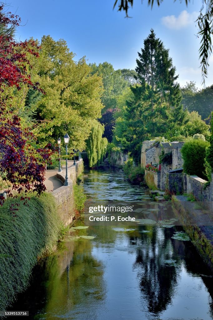 Bayeux, vegetation along the Aure river
