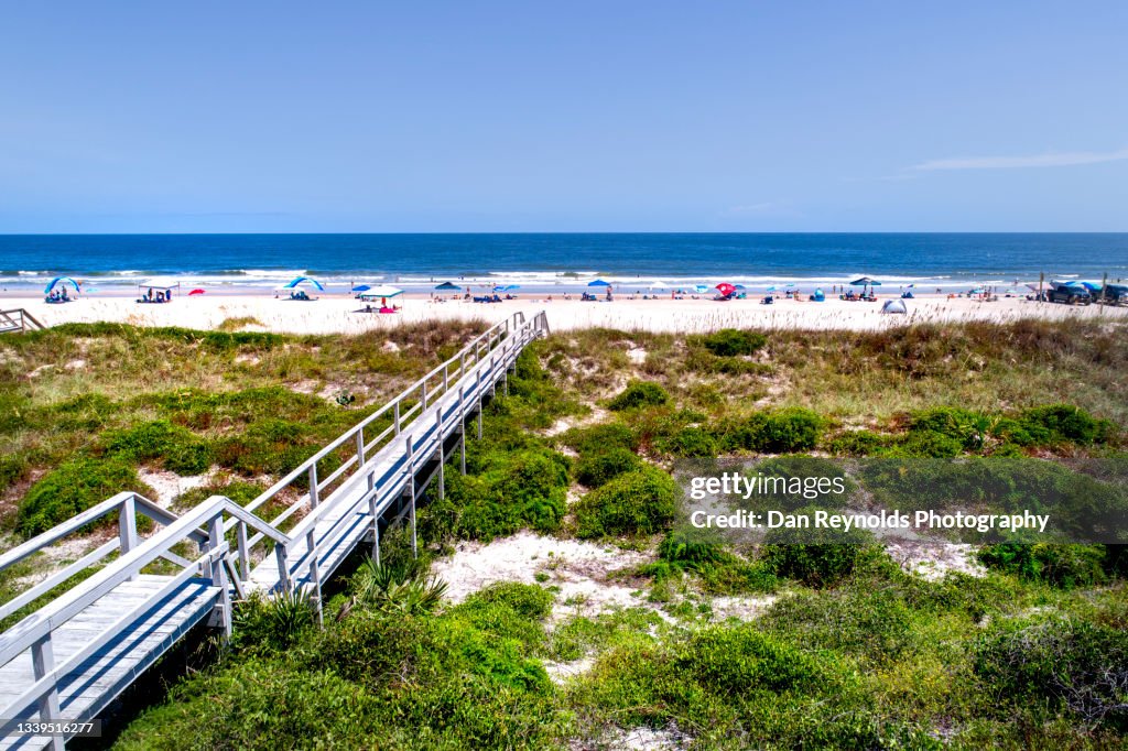 Beach against Blue Sky