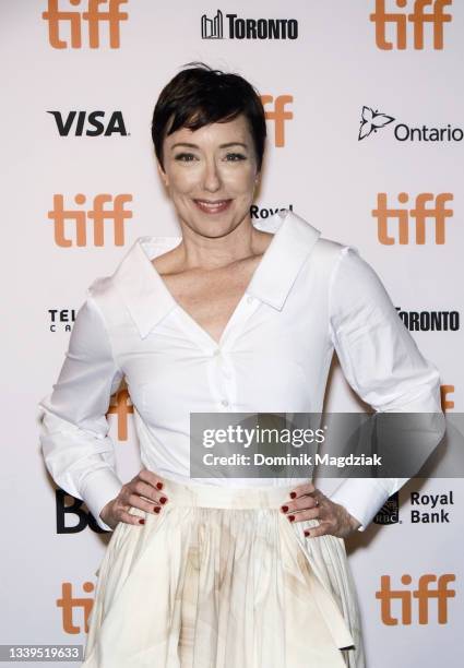 Molly Parker attends the "Jockey" Photo Call during the 2021 Toronto International Film Festival at Cineplex Scotiabank Theatre on September 10, 2021...