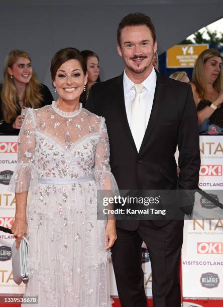 Ruthie Henshall and Russell Watson attend the National Television Awards 2021 at The O2 Arena on September 09, 2021 in London, England.