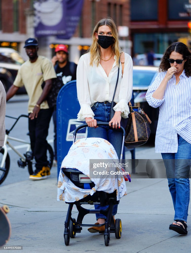 Celebrity Sightings In New York City - September 10, 2021