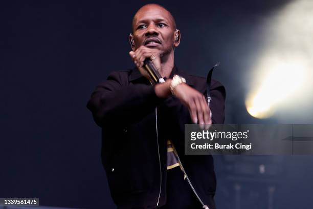 Giggs performs during day 1 of Wireless Festival 2021 at Crystal Palace on September 10, 2021 in London, England.