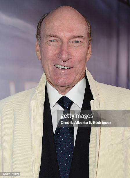 Actor Ed Lauter arrives to Paramount Pictures' "Super 8" Blu-ray and DVD release party at AMPAS Samuel Goldwyn Theater on November 22, 2011 in...