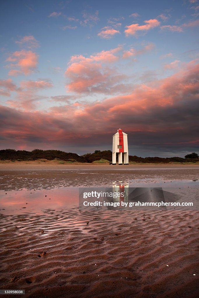 Lighthouse on beach