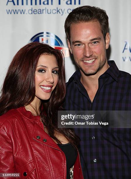 Diana Falzone and Robert Knips attend the 2011 Paws For Style Benefit at the Muse Hotel on November 22, 2011 in New York City.