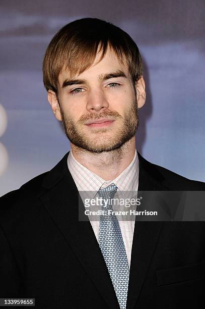 Actor David Gallagher arrives at Paramount Pictures' "Super 8" Blu-ray and DVD release party at AMPAS Samuel Goldwyn Theater on November 22, 2011 in...