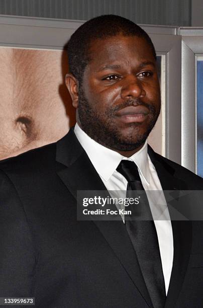 Steve McQueen attends the 'Shame' - Paris Premiere at Mk2 Bibliotheque on November 22, 2011 in Paris, France.