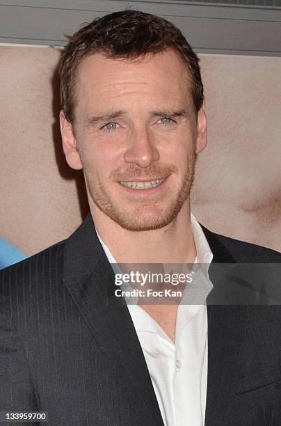 Michael Fassbender attends the 'Shame' - Paris Premiere at Mk2 Bibliotheque on November 22, 2011 in Paris, France.