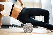 Foam Roller Healthy Leg Workout Sport Training