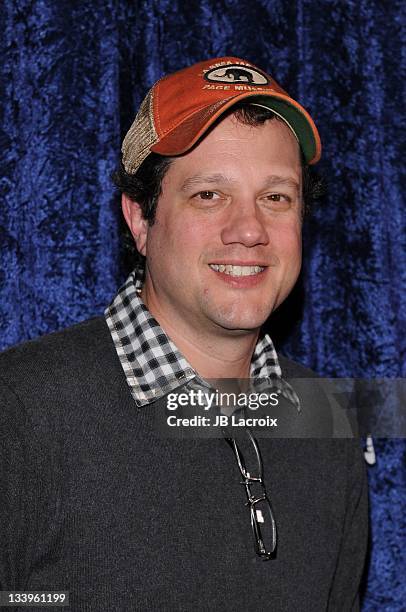 Michael Giacchino arrives to Paramount Pictures' 'Super 8' Blu-ray and DVD release party at AMPAS Samuel Goldwyn Theater on November 22, 2011 in...