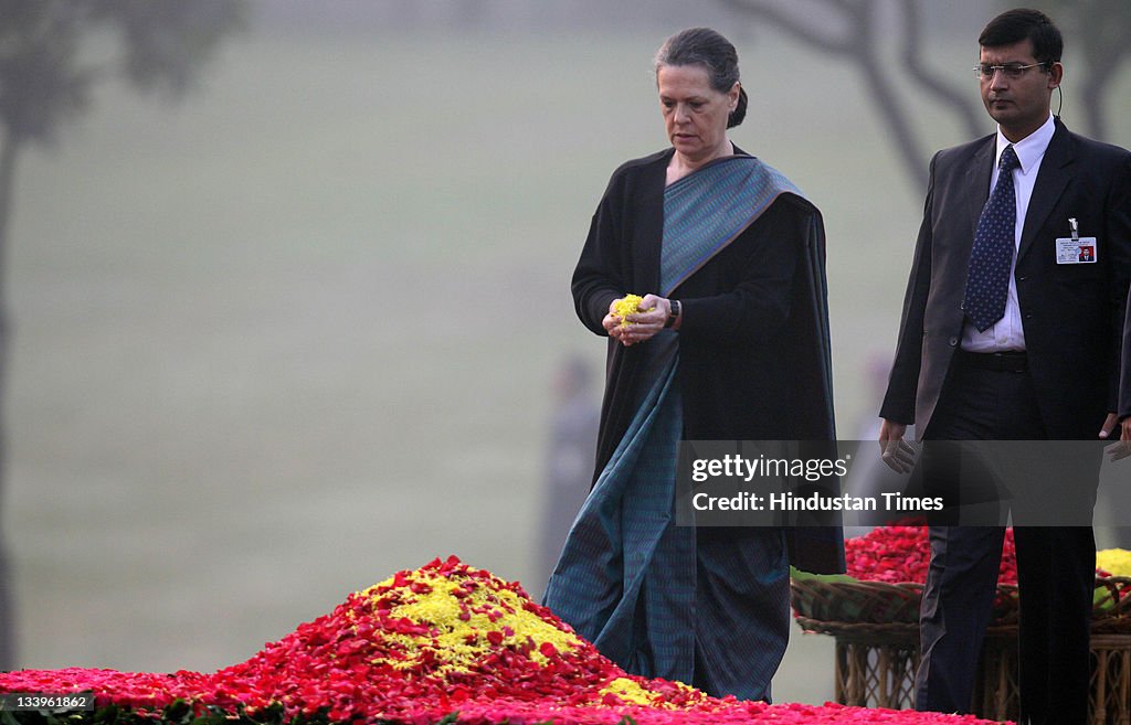 Paying tributes to Indira Gandhi on her 94th birth anniversary