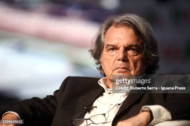 Italian Government Minister for public administration Renato Brunetta attends a public debate at PD Party National Convention on September 10, 2021...