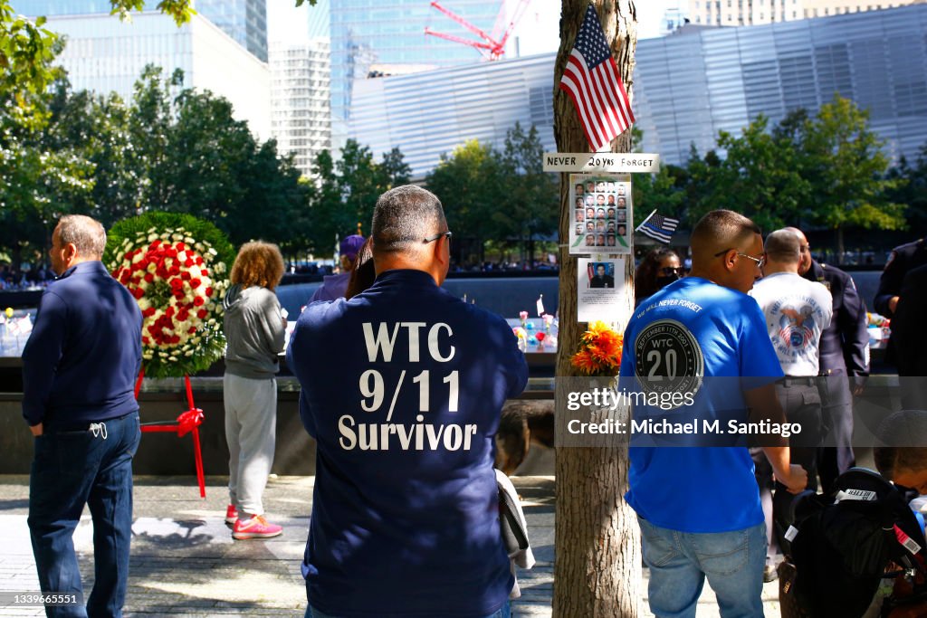 New York City Commemorates 20th Anniversary Of 9/11 Terror Attacks