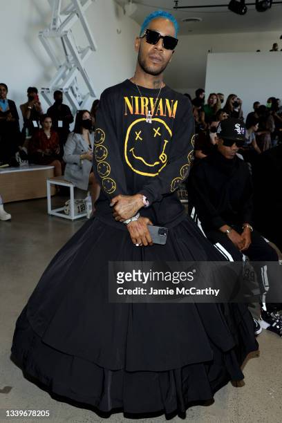 Kid Cudi attends Studio 189 during NYFW: The Shows at Gallery at Spring Studios on September 11, 2021 in New York City.