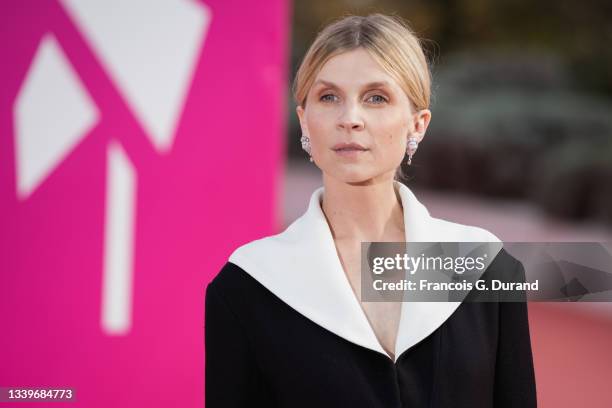 Clemence Poesy attends the "Les Choses Humaines" premiere and closing cermony during the 47th Deauville American Film Festival on September 11, 2021...