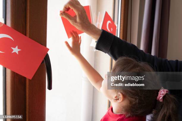 republic day - minister president van turkije stockfoto's en -beelden