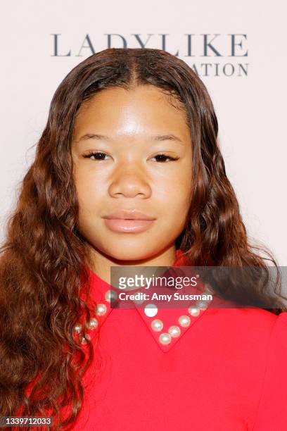Storm Reid the 12th Annual Ladylike Foundation Women of Excellence Awards and Fashion Show at The Beverly Hilton on September 11, 2021 in Beverly...