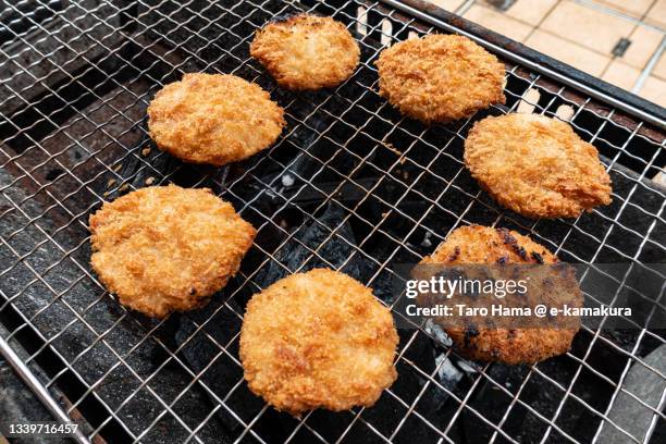 japanese home barbecue - tonkatsu - tonkatsu stock pictures, royalty-free photos & images