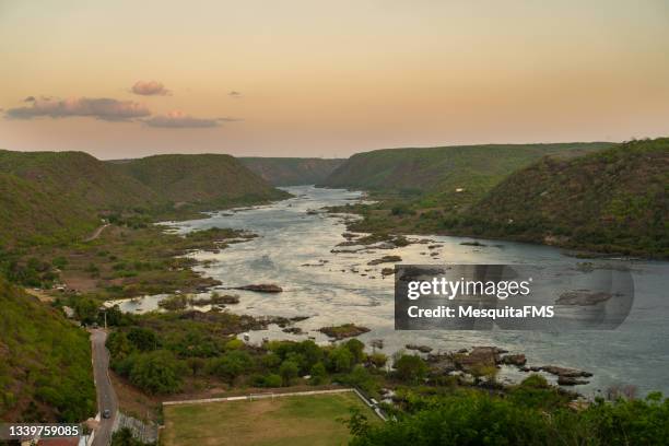 aerial view são francisco river - alagoas stock pictures, royalty-free photos & images