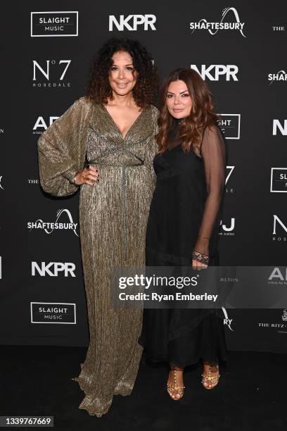 Suzanne Boyd and NKPR Founder and APJ Chair Natasha Koifman attend the 13th Annual Artists for Peace and Justice Fundraiser during Toronto...