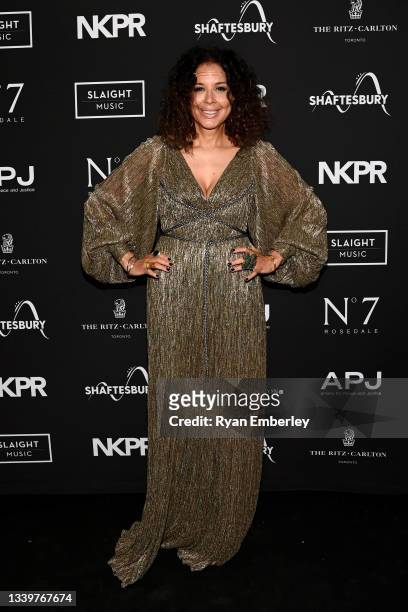 Suzanne Boyd attends the 13th Annual Artists for Peace and Justice Fundraiser during Toronto International Film Festival on September 11, 2021 in...