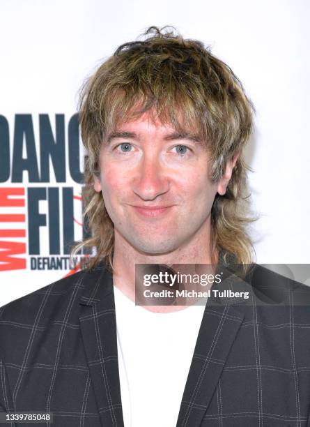 Singer Tom Higgenson of the Plain White T's attends the Los Angeles premiere of "Bleeding Audio" at TCL Chinese Theatre on September 11, 2021 in...