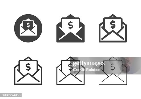 Financial Letter Icons - Multi Series Financial Letter Icons - Multi Series