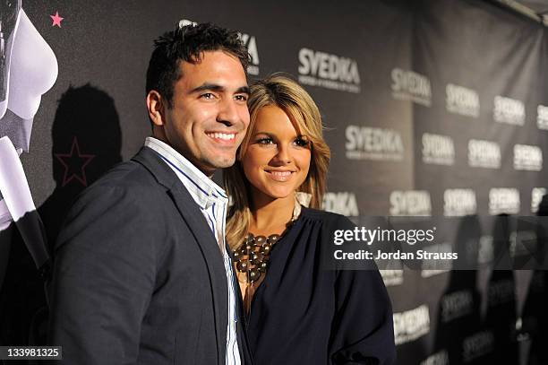 Television personalities Ali Fedotowsky and Roberto Martinez attend SVEDKA Vodka's A Night Of A Billion Reality Stars Premiere Event at Lexington...