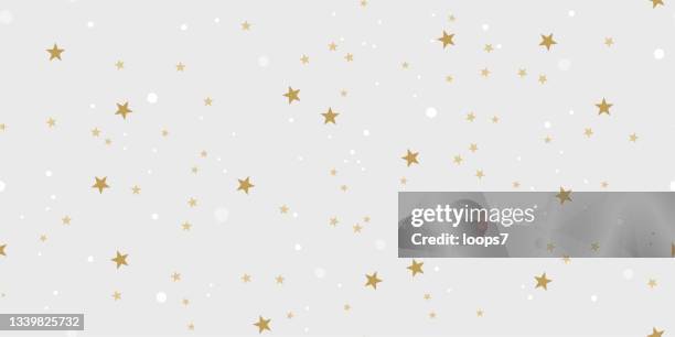 stockillustraties, clipart, cartoons en iconen met stars seamless pattern - pixel perfect - stervorm