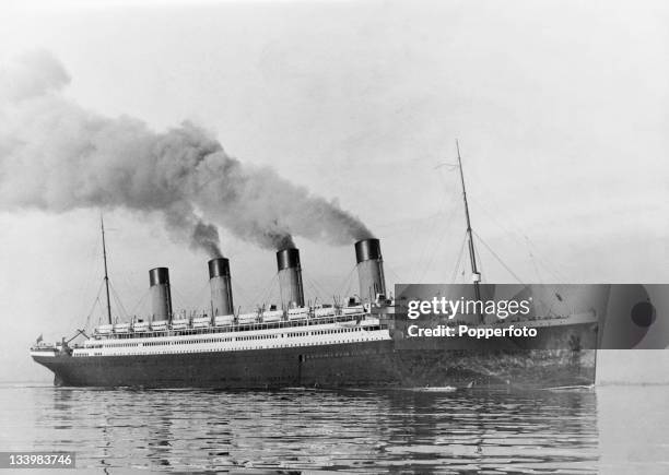 The White Star ocean liner 'RMS Olympic', circa 1911.