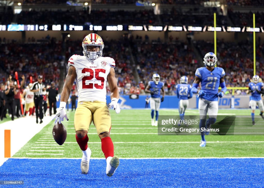 San Francisco 49ers v Detroit Lions