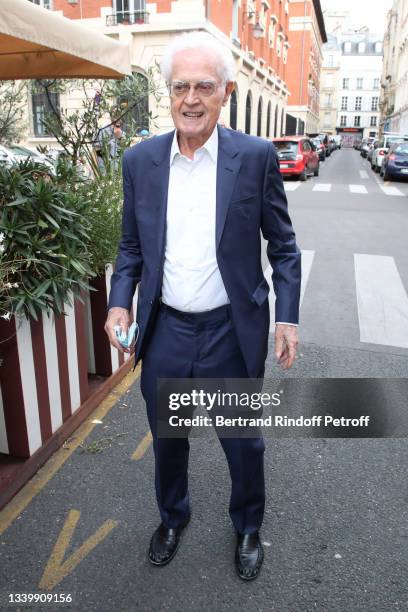 Lionel Jospin attends Marek Halter Celebrates Rosh Hashanah on September 12, 2021 in Paris, France.