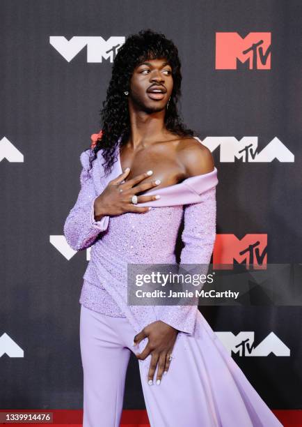 Lil Nas X attends the 2021 MTV Video Music Awards at Barclays Center on September 12, 2021 in the Brooklyn borough of New York City.