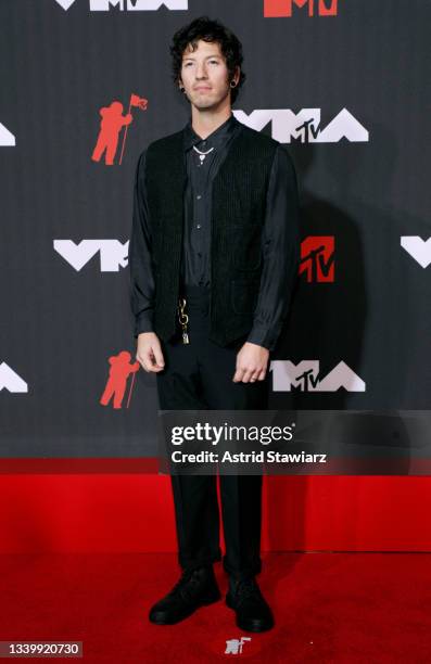 Josh Dun of Twenty One Pilots attends the 2021 MTV Video Music Awards at Barclays Center on September 12, 2021 in the Brooklyn borough of New York...