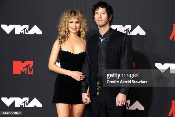 Debby Ryan and Josh Dun attend the 2021 MTV Video Music Awards at Barclays Center on September 12, 2021 in the Brooklyn borough of New York City.