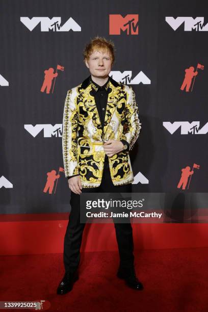 Ed Sheeran attends the 2021 MTV Video Music Awards at Barclays Center on September 12, 2021 in the Brooklyn borough of New York City.