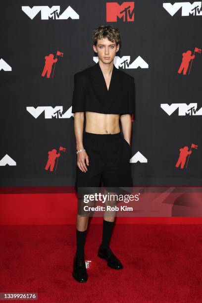 Troye Sivan attends the 2021 MTV Video Music Awards at Barclays Center on September 12, 2021 in the Brooklyn borough of New York City.