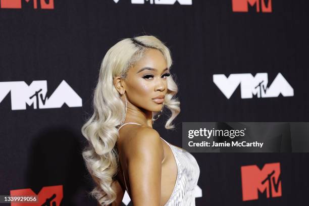 Saweetie attends the 2021 MTV Video Music Awards at Barclays Center on September 12, 2021 in the Brooklyn borough of New York City.