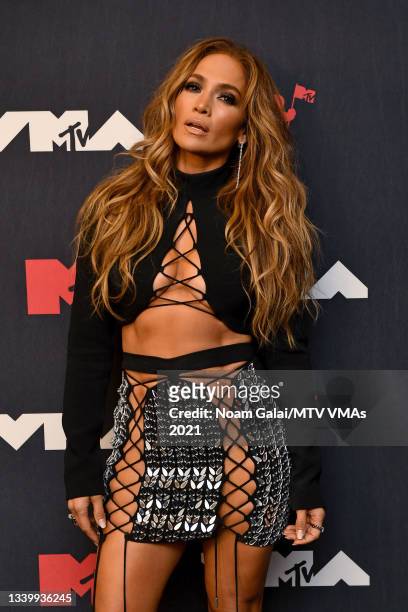 Jennifer Lopez attends the 2021 MTV Video Music Awards at Barclays Center on September 12, 2021 in the Brooklyn borough of New York City.