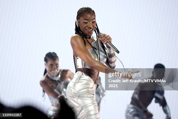 Normani performs onstage during the 2021 MTV Video Music Awards at Barclays Center on September 12, 2021 in the Brooklyn borough of New York City.