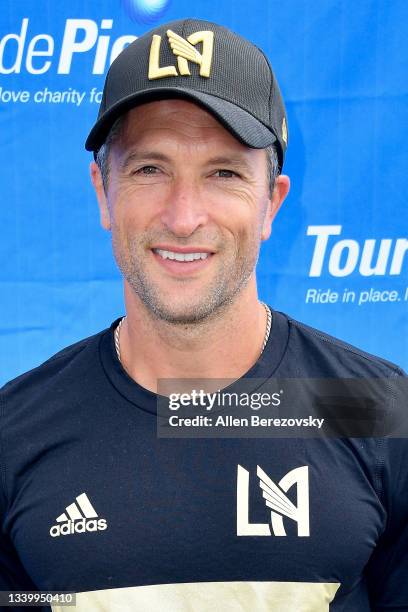 John Thorrington attends the 9th Annual Tour de Pier Cycling Fundraiser at Manhattan Beach Pier on September 12, 2021 in Manhattan Beach, California.