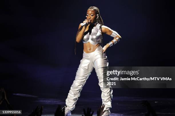 Normani performs onstage during the 2021 MTV Video Music Awards at Barclays Center on September 12, 2021 in the Brooklyn borough of New York City.