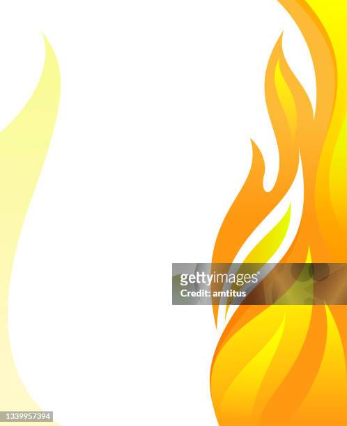fire template - burning stock illustrations